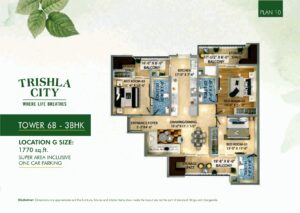 trishla city floor plan